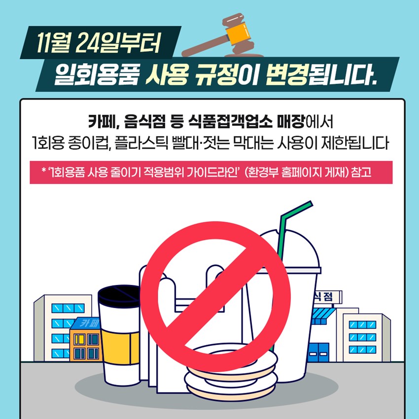 3.1회용품 사용제한 품목 및 대상업종 확대 사전안내